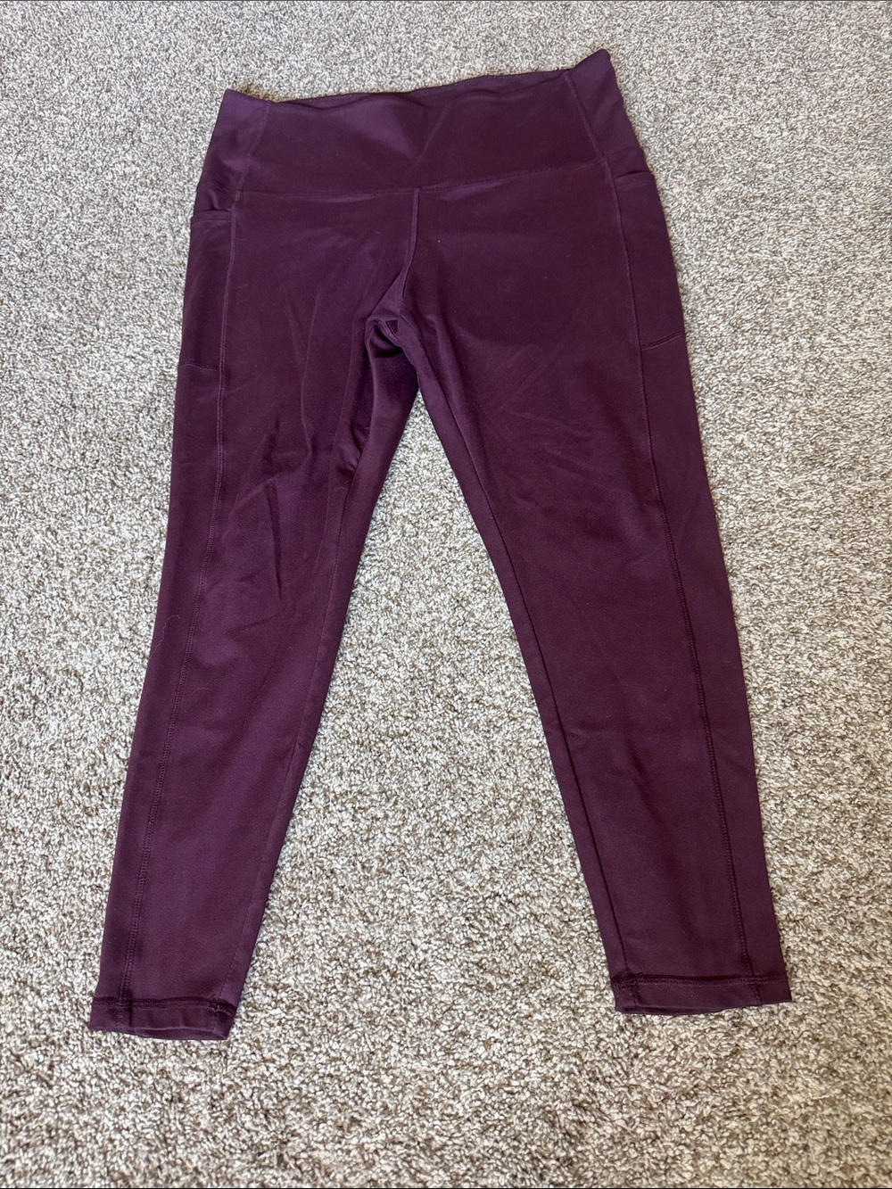 Danskin Deep Plum Women's High-Waist Leggings